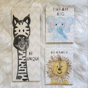 Canvas Wall Art- Set of 3